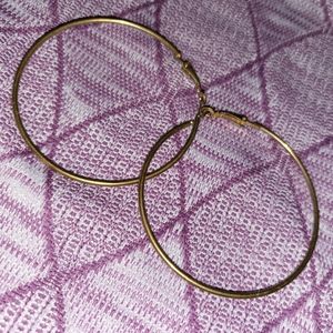 Large hoops vintage